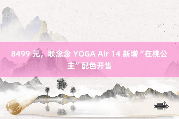 8499 元，联念念 YOGA Air 14 新增“在桃公主”配色开售